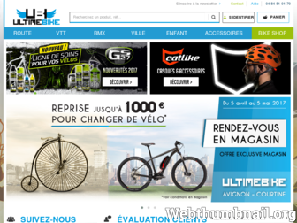 ultimebike.com website preview