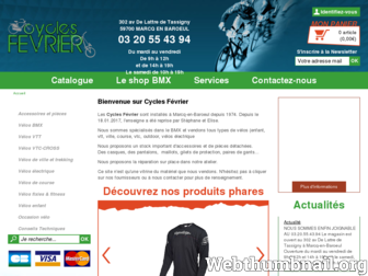 cycles-fevrier.com website preview