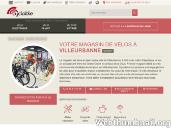 villeurbanne.cyclable.com website preview