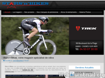 starsnbikes.fr website preview