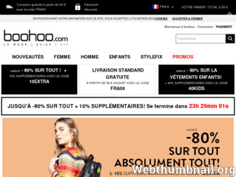 fr.boohoo.com website preview