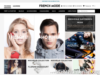 french-mode.fr website preview