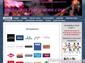 agnesboutique-mode.com website preview