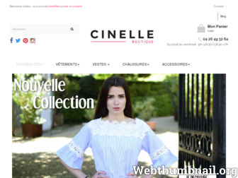 cinelle-boutique.com website preview