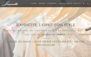 jeannette-mode-paris.com website preview