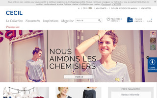 cecil-mode.fr website preview