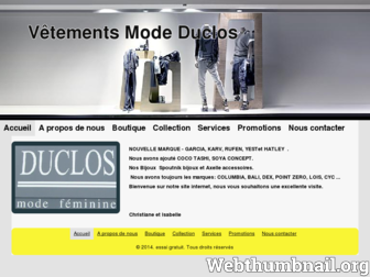 modeduclos.com website preview