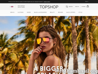 fr.topshop.com website preview