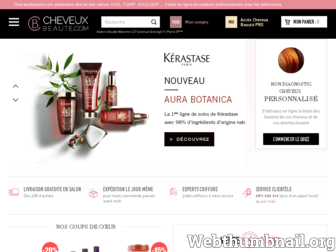 cheveuxbeaute.com website preview