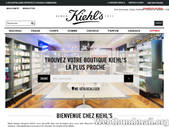 boutique.kiehls.fr website preview