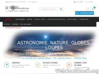 maison-astronomie.com website preview