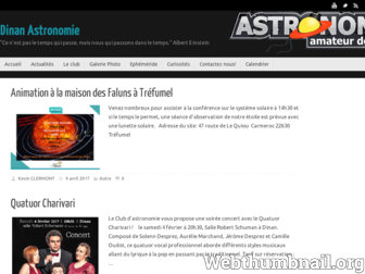 dinan-astronomie.fr website preview