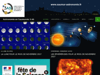 saumur-astronomie.fr website preview