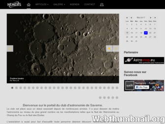 astronomie-nemesis.org website preview