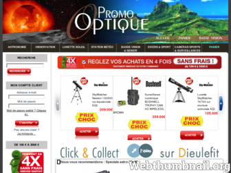 promo-optique.com website preview