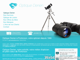 optiquederien.com website preview