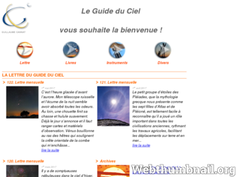 leguideduciel.net website preview