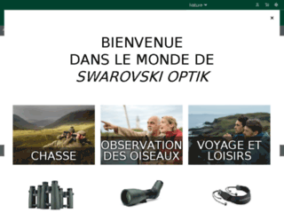 fr.swarovskioptik.com website preview