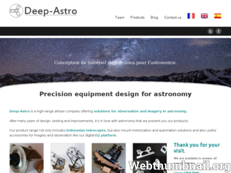 deep-astro.com website preview