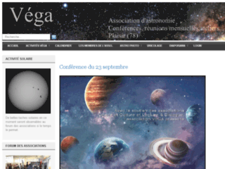 vega78astronomie.fr website preview