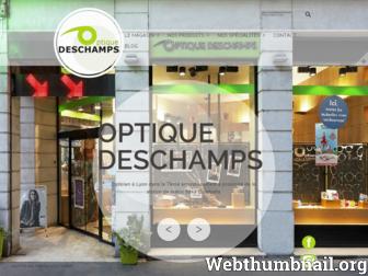 optique-deschamps-lyon.com website preview