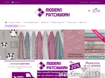 modernpatchwork.fr website preview