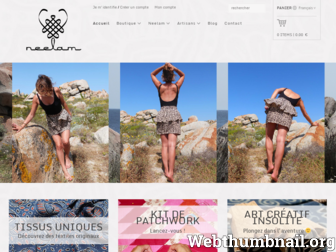 neelam.fr website preview