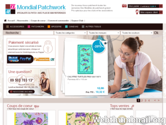 mondial-patchwork.com website preview