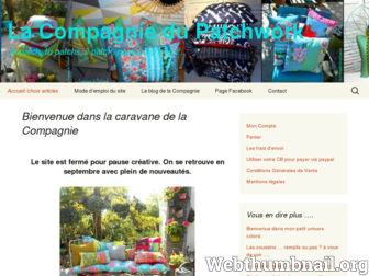 lacompagniedupatchwork.fr website preview