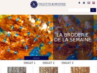 paillettesetbroderie.com website preview