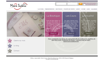 mariesuarez.com website preview