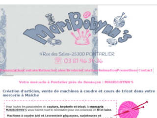 maribobynns.fr website preview