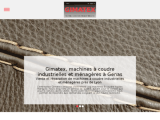 gimatex.fr website preview