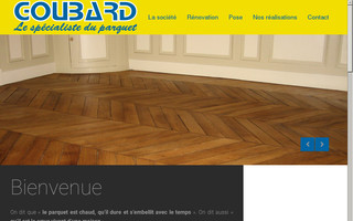 parquetgoubard.fr website preview