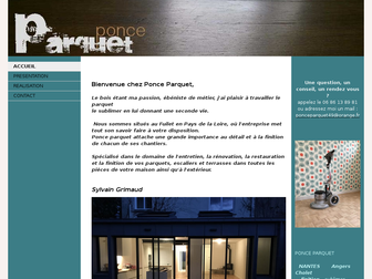 ponceparquet.fr website preview