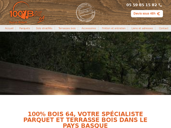 paysbasque.centpourcentbois.fr website preview