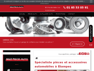 md-pieces-auto.fr website preview