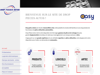 drop-pieces-autos.fr website preview