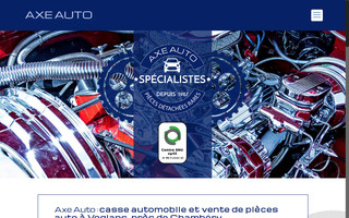 axeauto.fr website preview