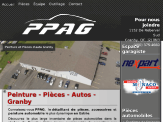 peinturepiecesautosgranby.com website preview