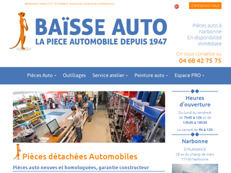 baisse-auto.com website preview