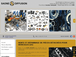 saonediffusion.fr website preview