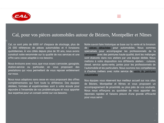 calsarl.fr website preview