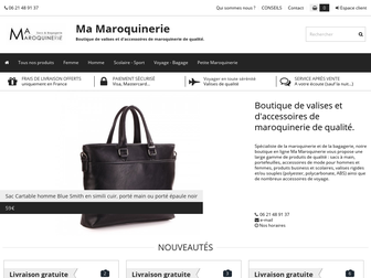 ma-maroquinerie.com website preview