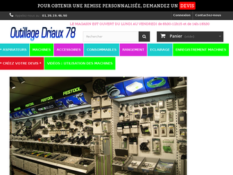 outillagedriaux.fr website preview