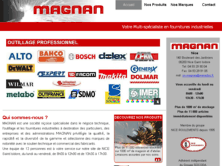 magnan-outillage.fr website preview