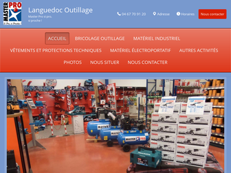 languedoc-outillage.fr website preview