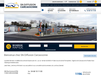 carcassonne.sndiffusion.fr website preview