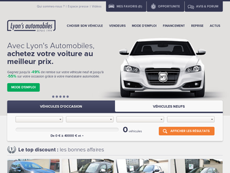 lyonsautomobiles.com website preview