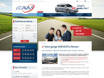 avm-autos.com website preview